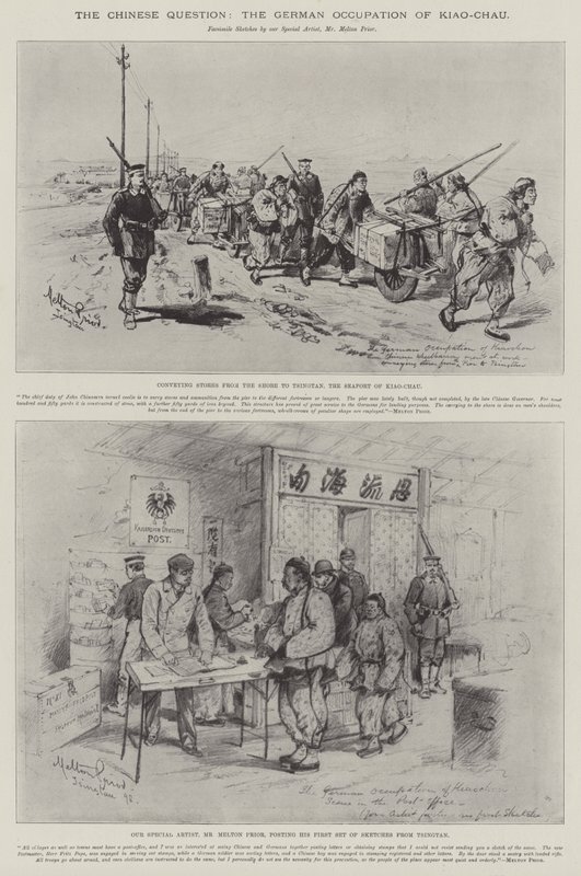 Die chinesische Frage, die deutsche Besetzung von Kiao-Chau von Melton Prior