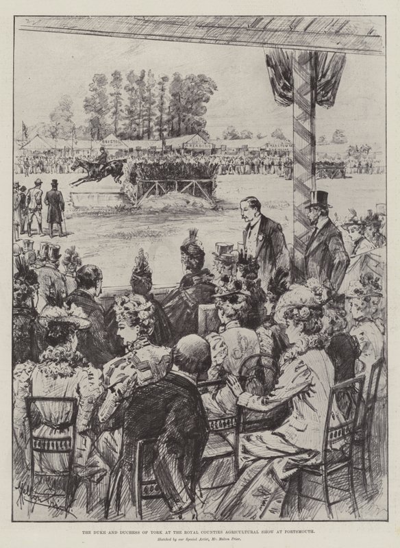 Der Herzog und die Herzogin von York auf der Royal Counties Agricultural Show in Portsmouth von Melton Prior