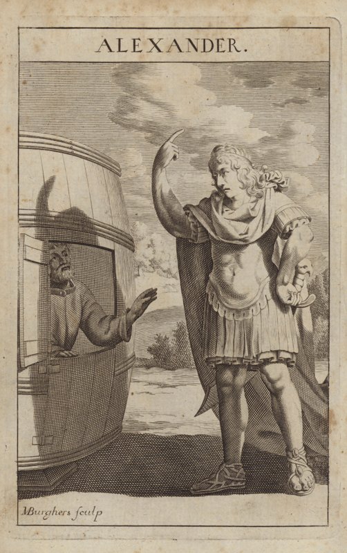 Alexander der Große, makedonischer griechischer König und General von Michael Burghers