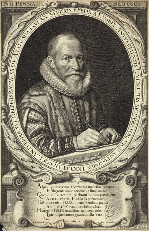 Porträt von Felix van Sambix von Michiel Jansz van Mierevelt
