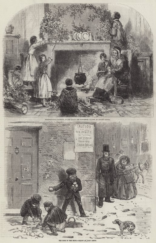 Weihnachtsskizzen von Myles Birket Foster