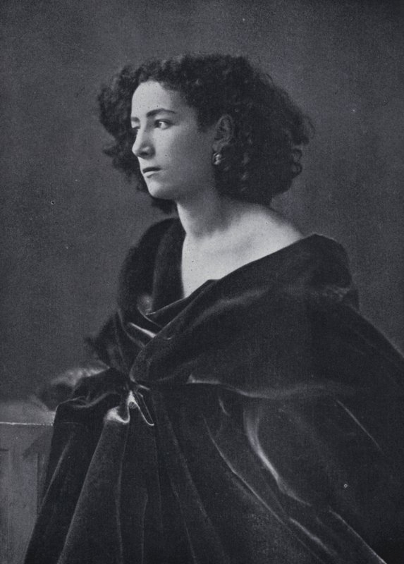 Die Schauspielerin Sarah Bernhardt von Nadar