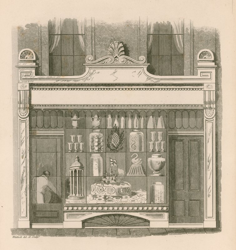 Ladenfront-Design im italienischen Stil von Nathaniel Whittock