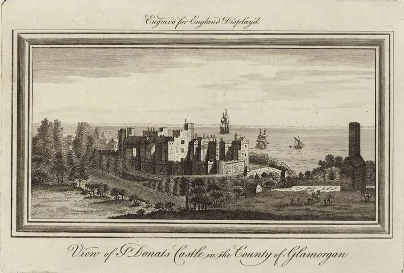 Schloss St Donats von Nathaniel and Samuel Buck