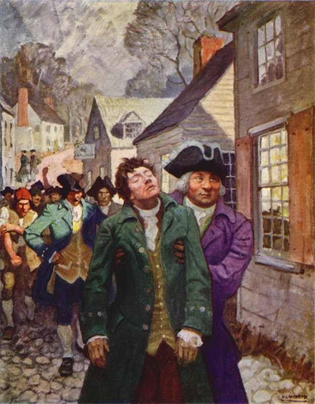 Johnnys Niederlage am Dock von Newell Convers Wyeth