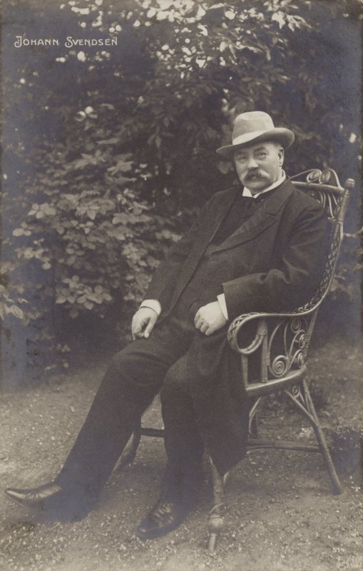 Porträt von Johan Svendsen von Norwegian Photographer