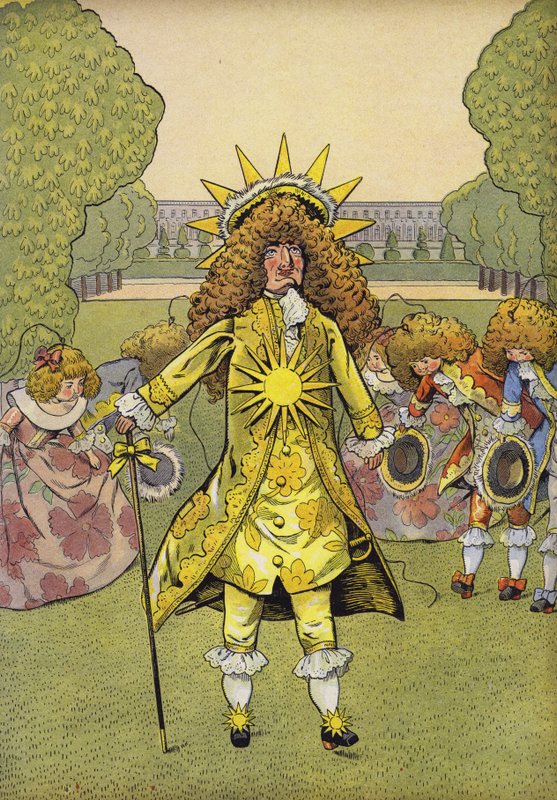 König Ludwig XIV., der Sonnenkönig, Schloss Versailles von Onfray de Breville Job