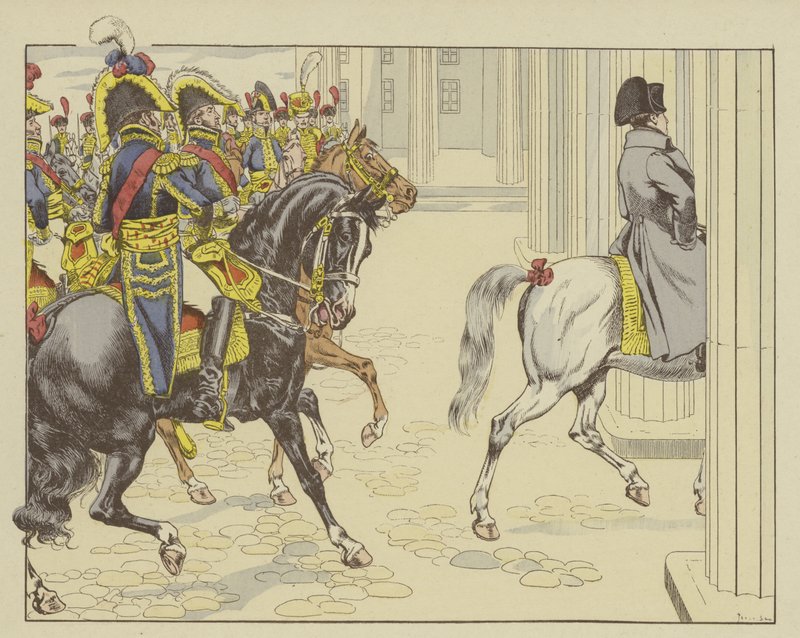 Napoleon betritt Berlin, 27. Oktober 1806 von Onfray de Breville Job