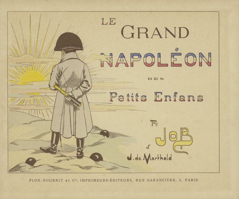 Titelseite von Le Grand Napoleon des Petits Enfants von Onfray de Breville Job