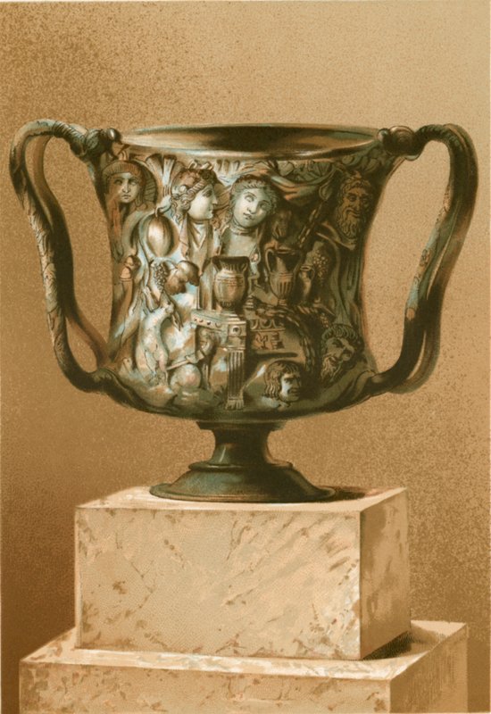 Becher aus orientalischem Sardonyx von P. Sellier