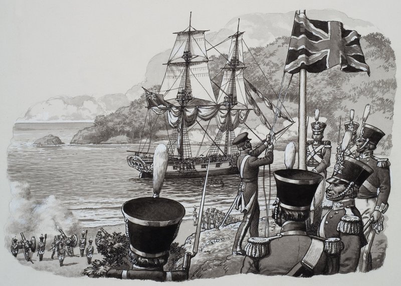 Ankunft in Westaustralien am 21. Januar 1827 von Pat (1907 95) Nicolle