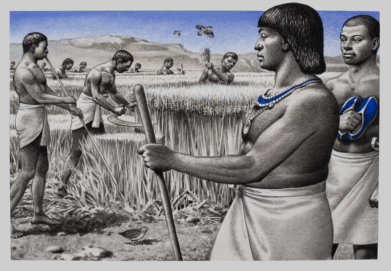 Musik während der Arbeit von Pat (1907-95) Nicolle
