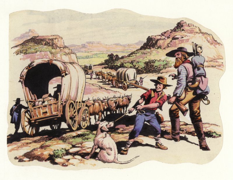 Der Große Treck von 1835-1837 von Pat (1907-95) Nicolle