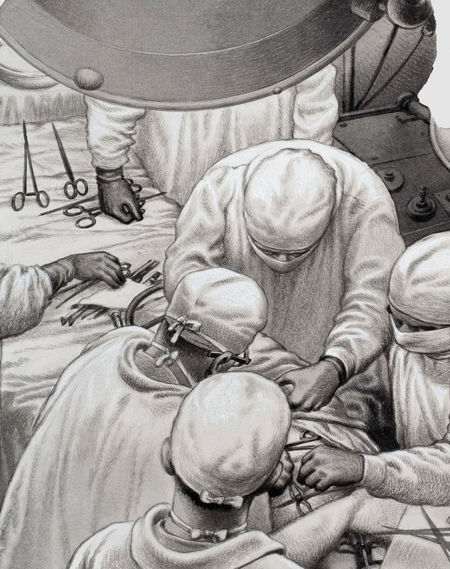 Herzchirurgie, von Männern wie Professor Christiaan Barnard vorangetrieben von Pat (1907 95) Nicolle