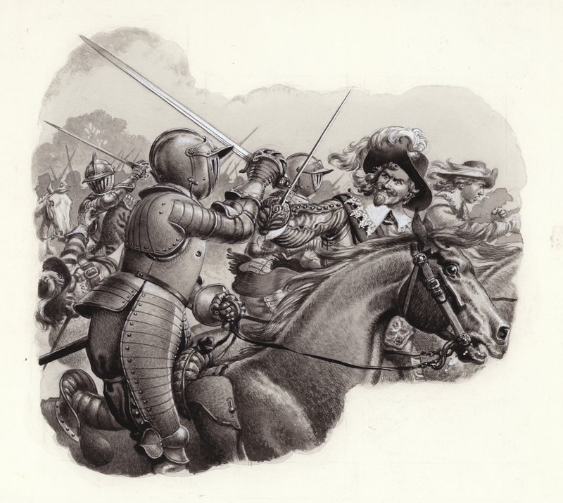 Schwer gepanzerte Kavallerie des 17. Jahrhunderts von Pat (1907 95) Nicolle