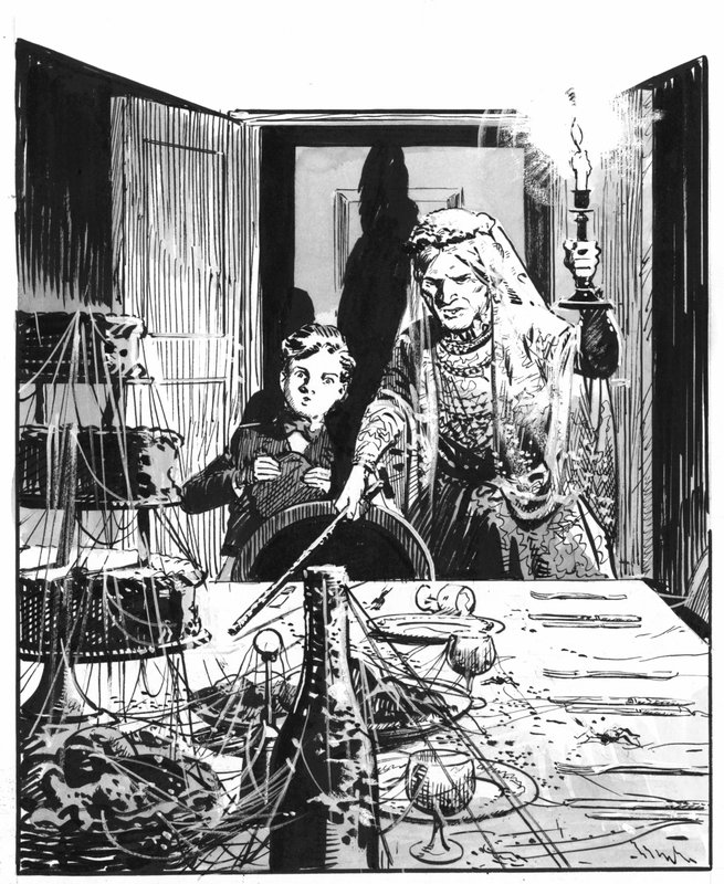 Illustration für Große Erwartungen von Charles Dickens von Pat (1907 95) Nicolle