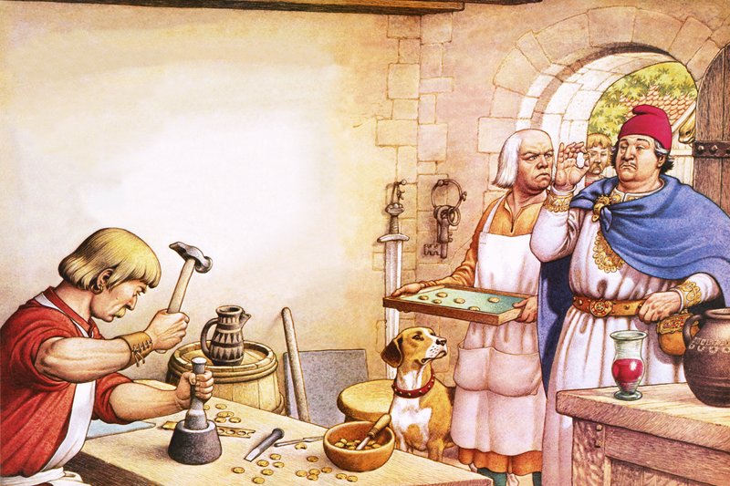 Münzprägung von König Offa von Pat (1907-95) Nicolle