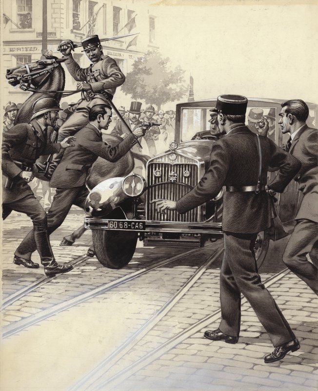 Mord an König Alexander von Jugoslawien von Pat (1907 95) Nicolle