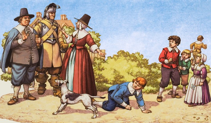 Spiele spielen im puritanischen London von Pat (1907 95) Nicolle