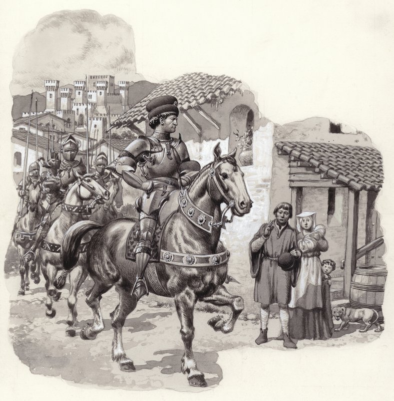 Sigismondo Malatesta, italienischer Söldner von Pat (1907 95) Nicolle