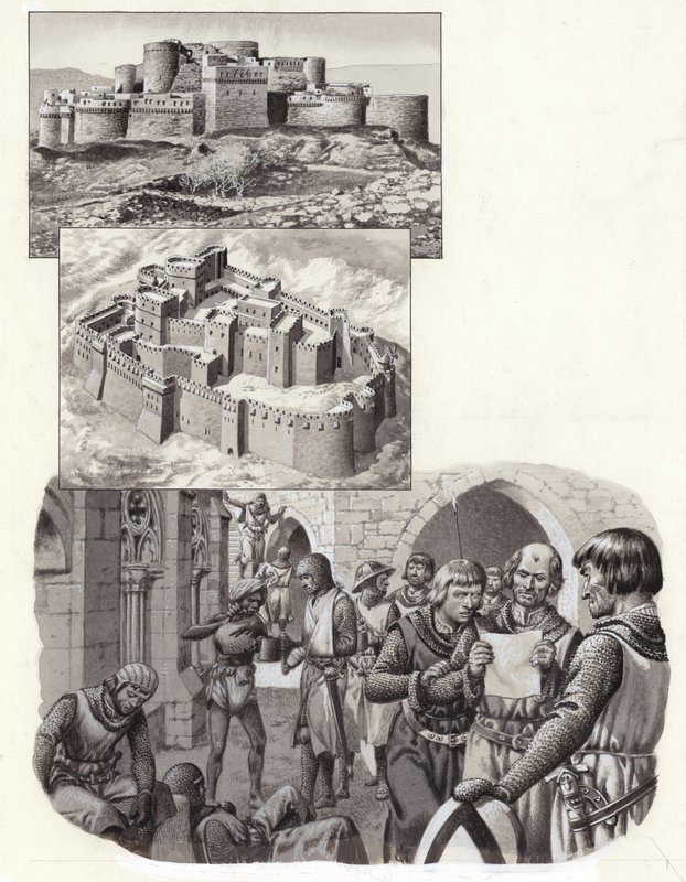 Die Festung Krak des Chevaliers von Pat (1907 95) Nicolle