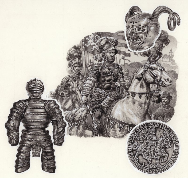 Die Geschichte der Rüstung von Pat (1907-95) Nicolle
