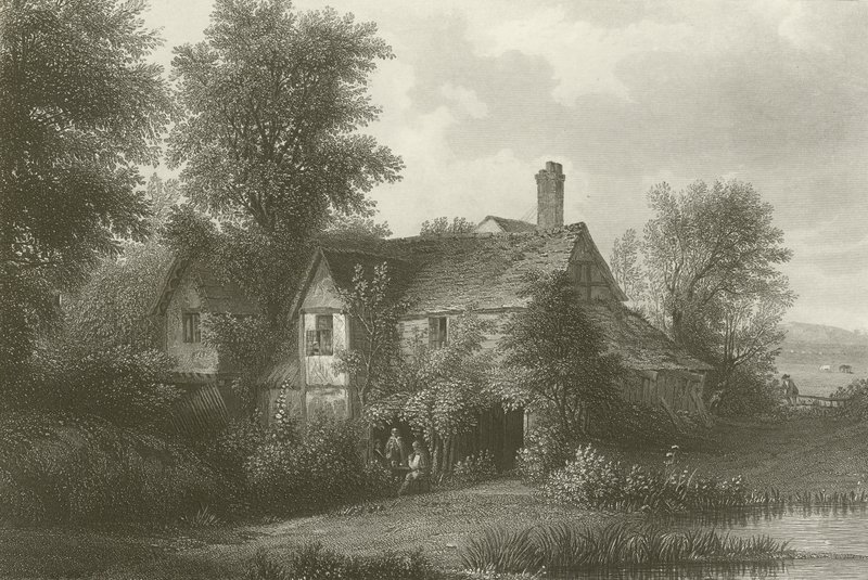 Hütte im alten Hyde Park, London von Patrick Nasmyth