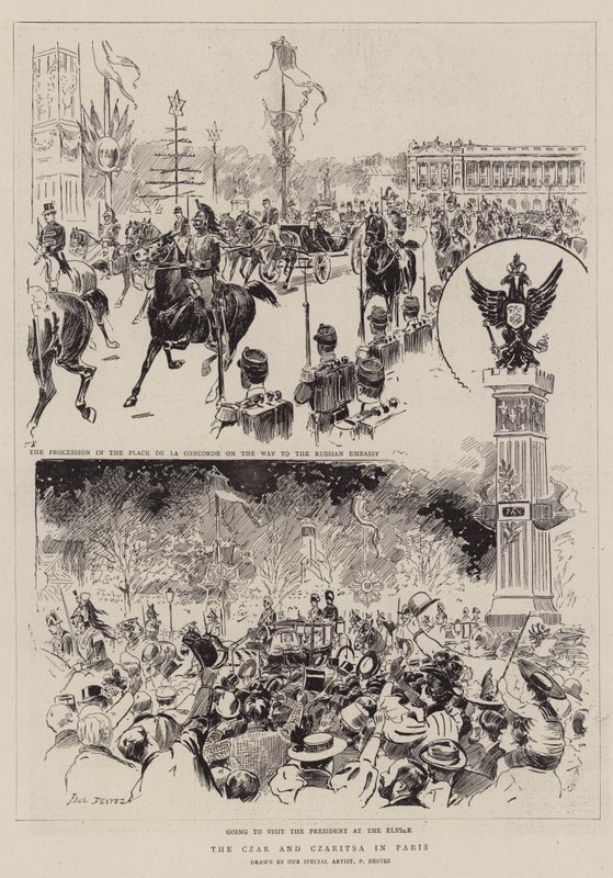 Der Zar und die Zarin in Paris von Paul Destez