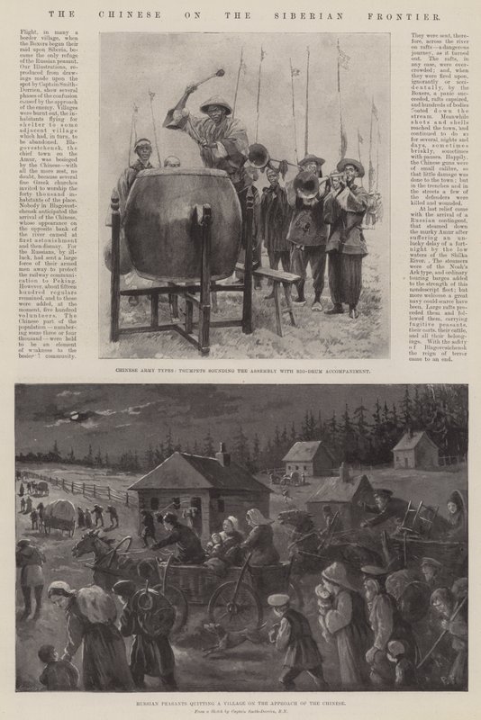 Die Chinesen an der sibirischen Grenze von Paul Frenzeny