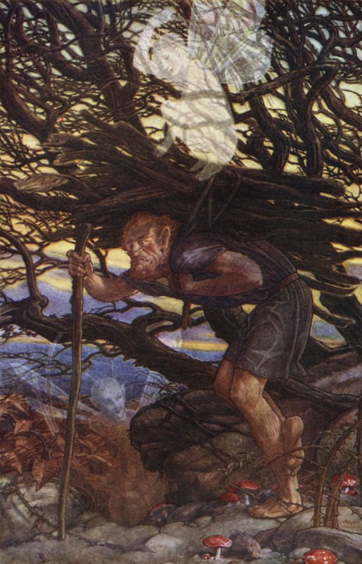 Der Sturm von William Shakespeare, Akt II, Szene 2 von Paul Vincent Woodroffe