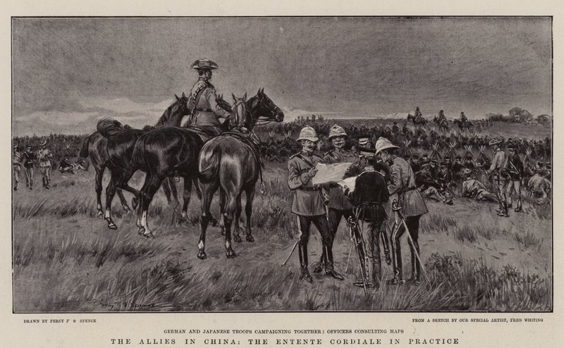 Die Alliierten in China, die Entente Cordiale in der Praxis von Percy F.S. Spence