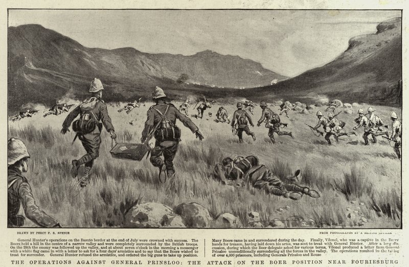 Die Operationen gegen General Prinsloo, der Angriff auf die Burenstellung bei Fouriesburg von Percy F.S. Spence