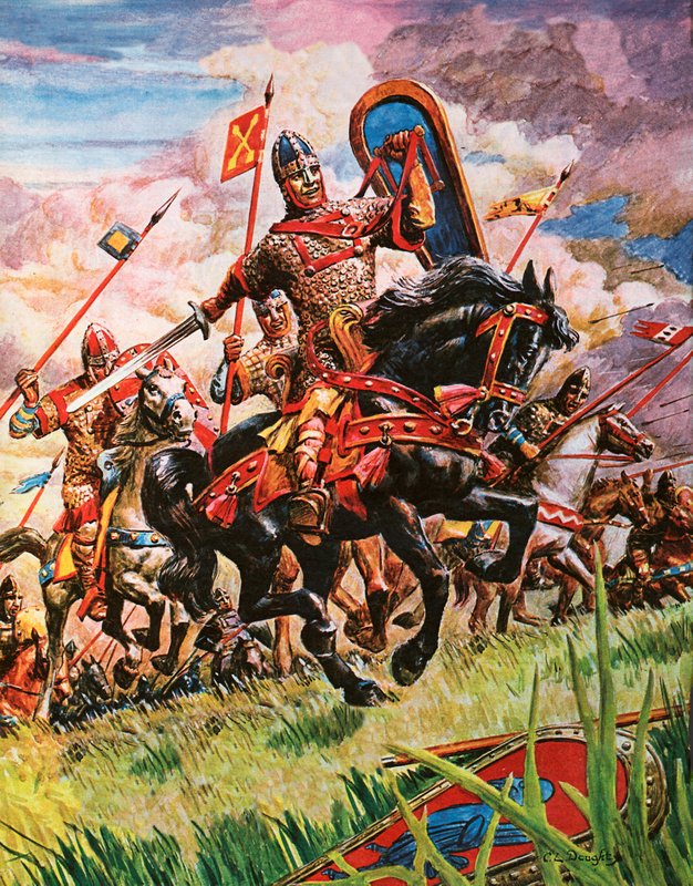 Wilhelm der Eroberer in der Schlacht von Hastings von Peter Jackson