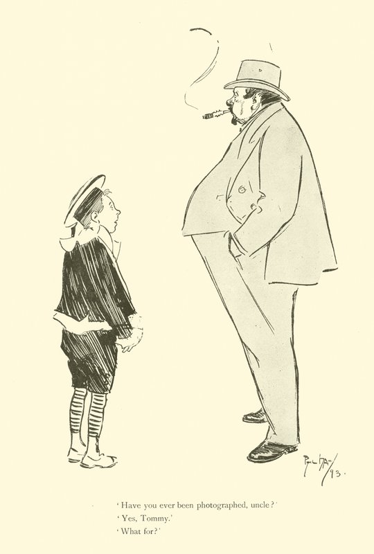 Karikatur von Phil May, aus den 1890er Jahren von Phil May