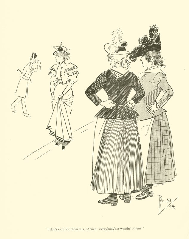 Karikatur von Phil May, aus den 1890er Jahren von Phil May