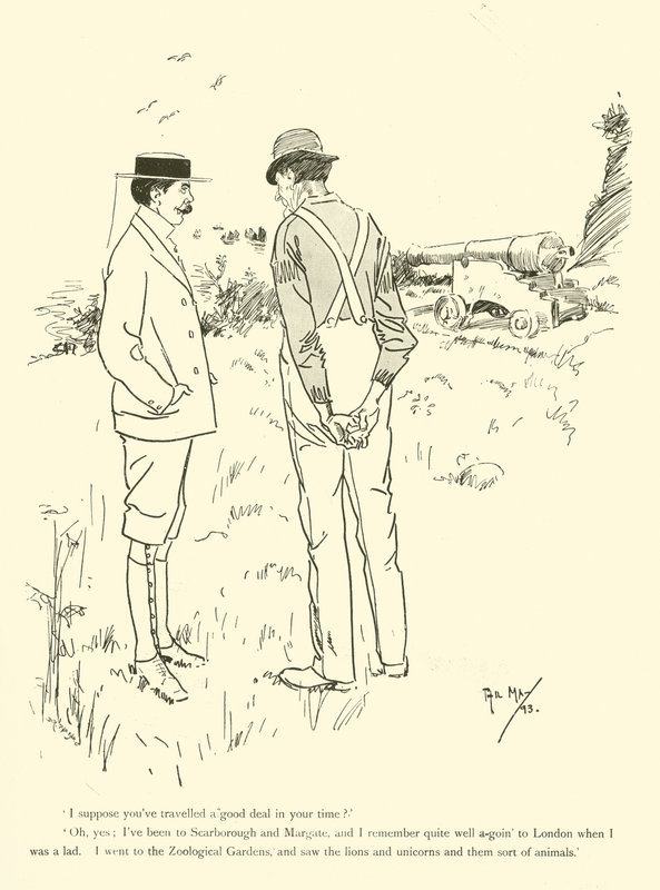 Karikatur von Phil May, aus den 1890er Jahren von Phil May
