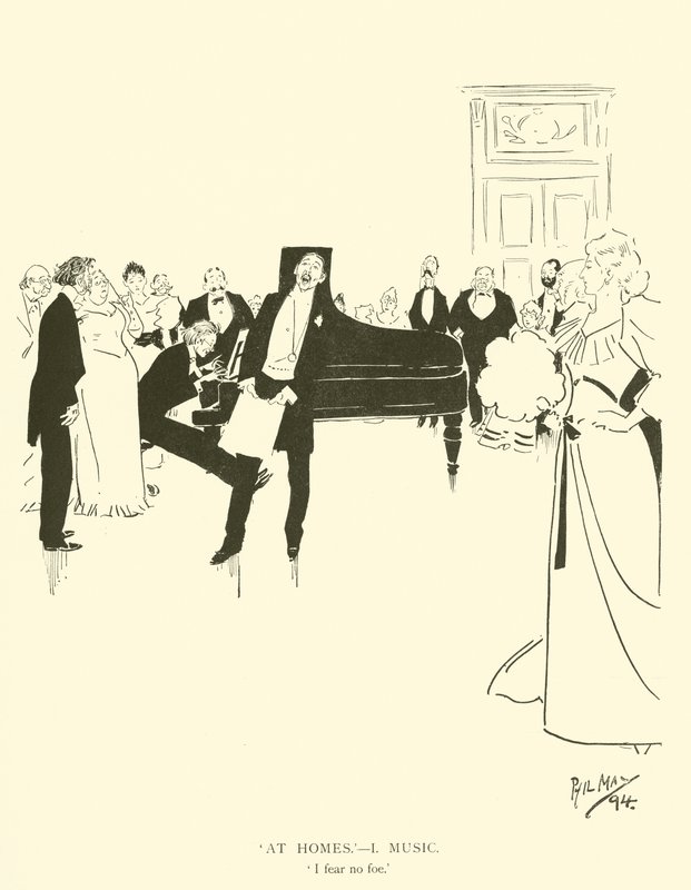 Karikatur von Phil May, aus den 1890er Jahren von Phil May