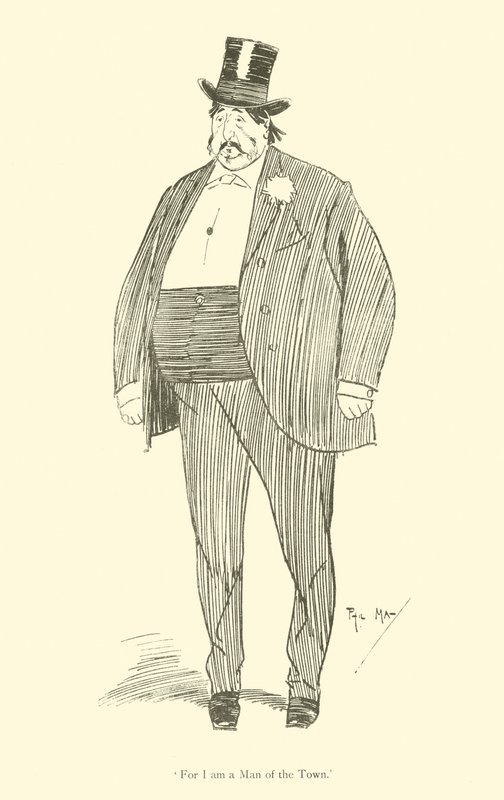 Karikatur von Phil May, aus den 1890er Jahren von Phil May