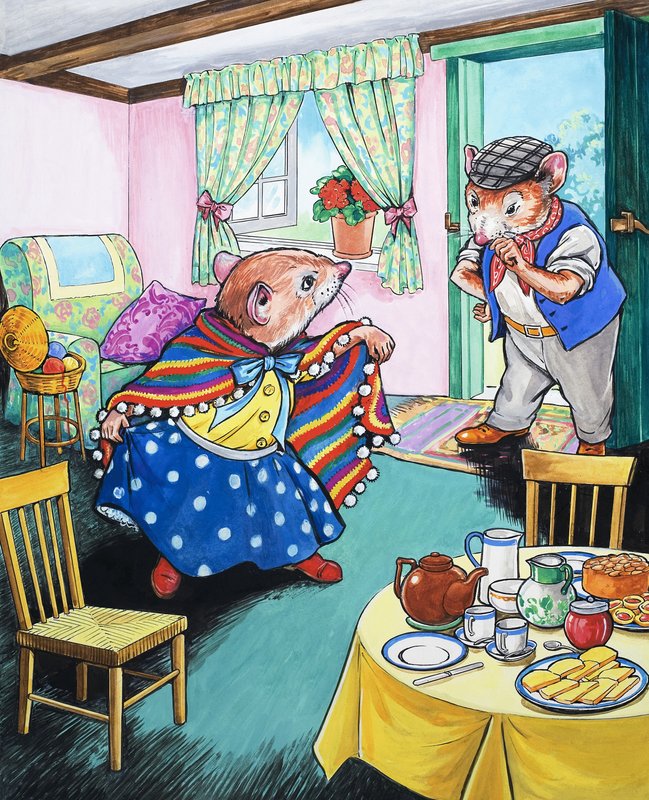 Stadtmaus und Landmaus von Philip Mendoza