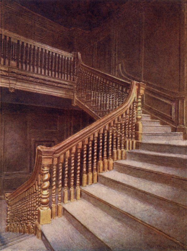 Treppe von Nr. 10 Austin Friars, 1895 von Philip Norman