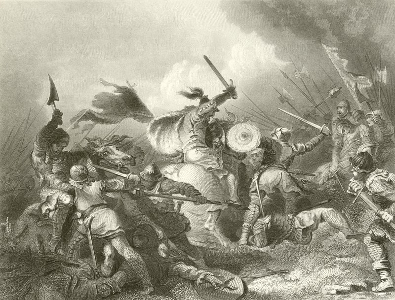 Die Schlacht von Hastings von Philippe-Jacques de Loutherbourg