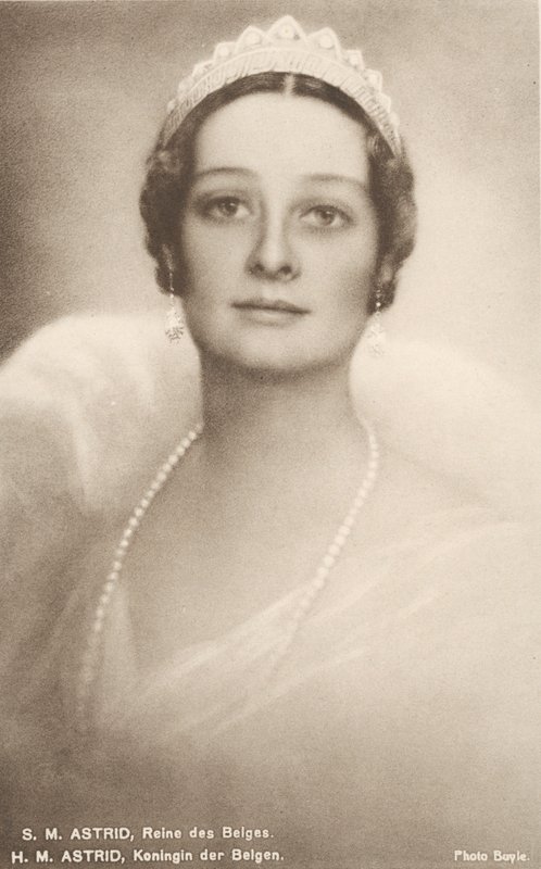 Astrid von Schweden, Königin der Belgier, Gemahlin von Leopold III. von Belgien von Photographer Belgian