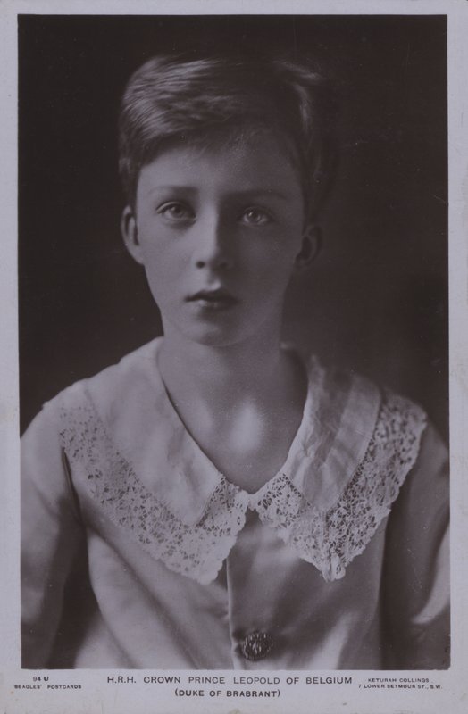 Kronprinz Leopold, später König Leopold III. von Belgien von Photographer Belgian
