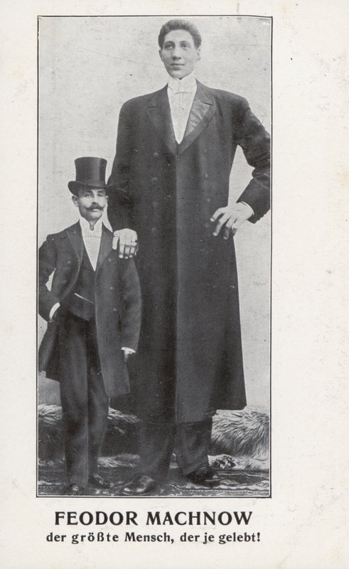 Feodor Machnow, der russische Riese von Photographer German