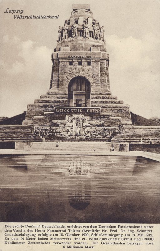 Denkmal der Völkerschlacht (1813), Leipzig, Deutschland von Photographer German
