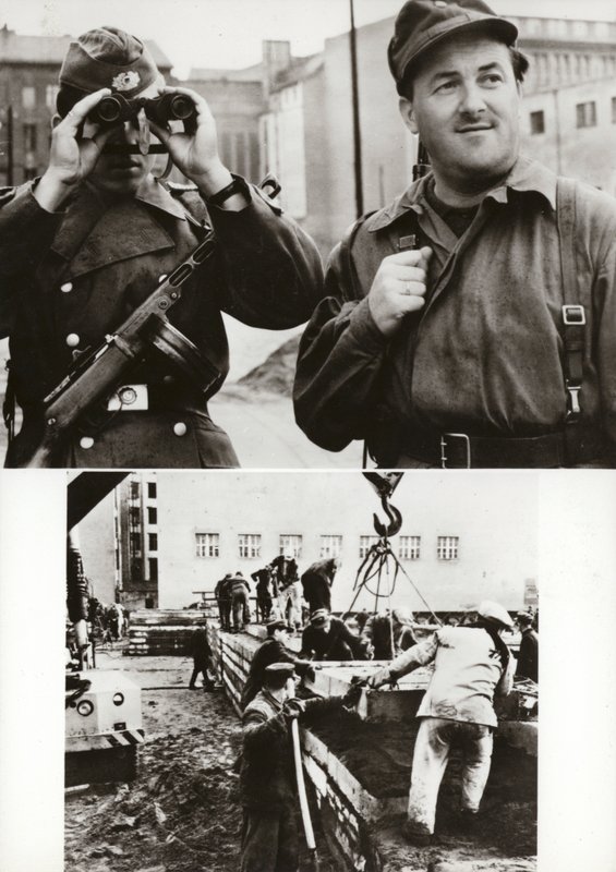 Seit dem 13. August 1961 wird die Staatsgrenze der Deutschen Demokratischen Republik zu West-Berlin zuverlässig von der Nationalen Volksarmee geschützt .... von Photographer German