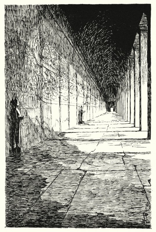 Galerie des ersten Stockwerks, Angkor Wat von Pierre Jeannerat de Beerski