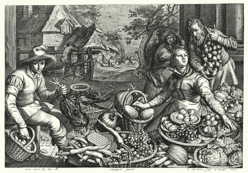 Die Gemüse- und Geflügelverkäufer von Pieter 150708 75 after Aertsen