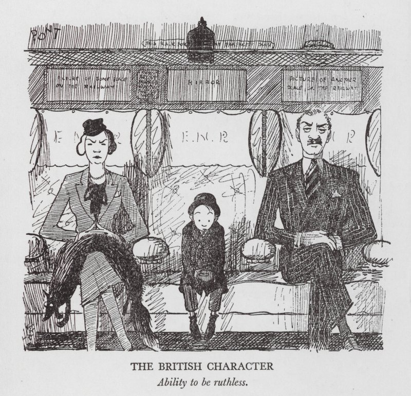 Der britische Charakter, Fähigkeit zur Rücksichtslosigkeit von Pont (1908 40)