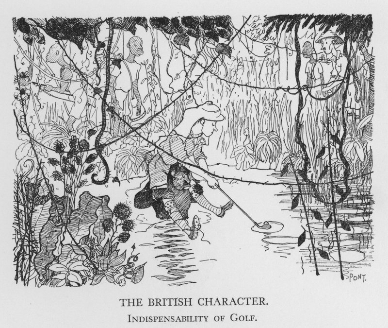 Der britische Charakter, Unverzichtbarkeit des Golfsports von Pont